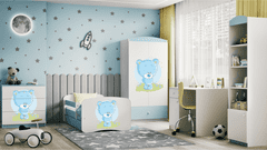 Kocot kids Dětská skříň Babydreams 90 cm medvídek modrá