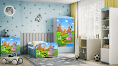 Kocot kids Dětská skříň Babydreams 90 cm safari modrá