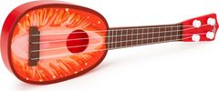 EcoToys Dětské ukulele Dumbo jahoda