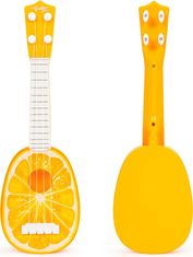 EcoToys Dětské ukulele Dumbo pomeranč