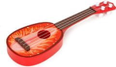 EcoToys Dětské ukulele Dumbo jahoda