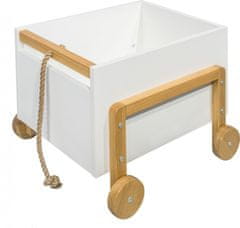 Kocot kids Dětský úložný box Victor 60 cm bílý