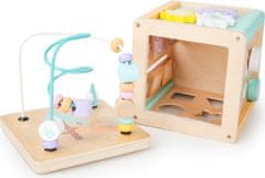 EcoToys Dřevěná edukační kostka Nature EcoToys