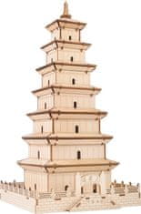 Woodcraft Dřevěné 3D puzzle Velká pagoda divoké husy