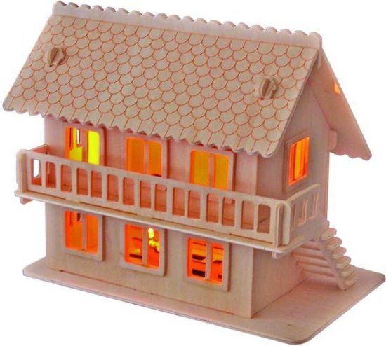 Woodcraft Dřevěné 3D puzzle Vila II