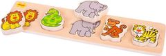 Bigjigs Toys Dřevěné vkládací puzzle - safari