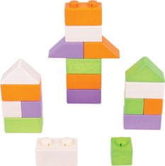 Bigjigs Toys Dřevěné kostky CONNECT basic set