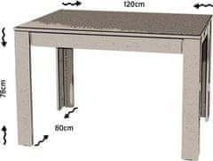 Hanah Home Jídelní stůl Single 120 cm ořech