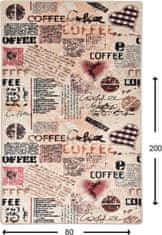 Conceptum Hypnose Koberec Coffee 80x200 cm béžový/růžový