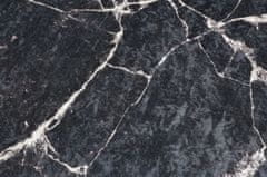 L'essentiel Koupelnová předložka Marble DJT 80x120 černá/bílá