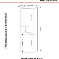 Kalune Design Koupelnová skříňka Asma bílá