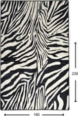 Conceptum Hypnose Koberec Zebra 160x230 cm bílý/černý