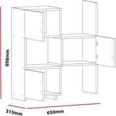 Hanah Home Koupelnová skříňka ANNA 65 cm bílá