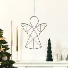 DecoKing LED světelná dekorace ANGEL černá