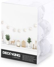 DecoKing LED závěsný řetěz TAIME bílý