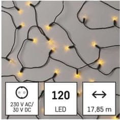 Emos LED vánoční řetěz Tradit 17,85 m vintage