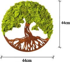 Hanah Home Nástěnná dekorace Zelený strom