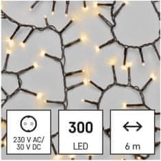 Emos LED vánoční řetěz Hedge s časovačem 6 m teplá bílá