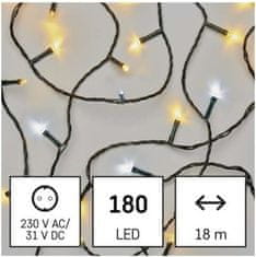 Emos LED vánoční řetěz Blick s časovačem 18 m teplá/studená bílá