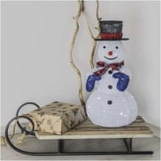 Emos LED skládací sněhulák SNOWMAN 60 cm studená bílá