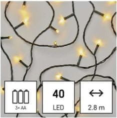 Emos LED vánoční řetěz Copy s časovačem 2,8 m teplá bílá