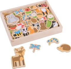 Bigjigs Toys Magnetky lesní zvířátka ANIMALS