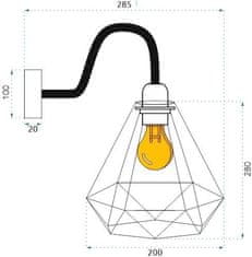 Tutumi Nástěnná lampa Reno 180986C