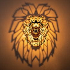 Opviq Nástěnná lampa Lion černá