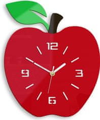 ModernClock Nástěnné hodiny Apple červené