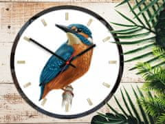 ModernClock Nástěnné hodiny Bird Unikat bílé