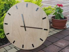 ModernClock Nástěnné hodiny Black Oak hnědé