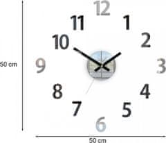 ModernClock Nástěnné hodiny Box černé