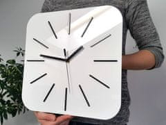 ModernClock Nástěnné hodiny Hipnotic bílé