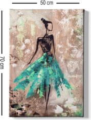 Wallity Obraz na plátně Ballerina 50x70 cm