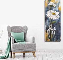 Wallity Obraz na plátně Daisies PC97 30x80 cm