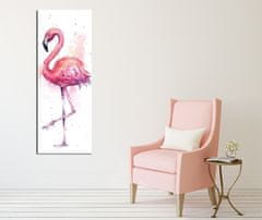 Wallity Obraz na plátně Flamingo PC117 30x80 cm