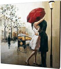 Wallity Obraz na plátně Red umbrella kiss KC042 45x45 cm