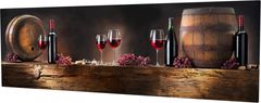 Wallity Obraz na plátně Romantic wine PC010 30x80 cm