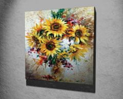 Wallity Obraz na plátně Sunflowers KC265 45x45 cm