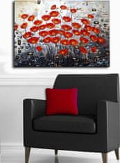 Wallity Obraz Poppy 45x70 cm červený