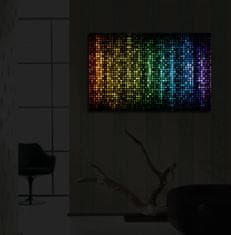 Hanah Home Obraz s led osvětlením Colours 70x45 cm