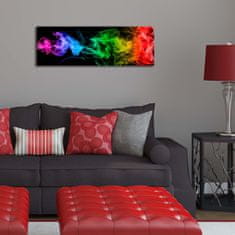 Wallity Obraz s LED osvětlením BAREVNÁ MLHA 67 30 x 90 cm