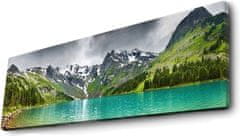 Wallity Obraz s LED osvětlením JEZERO V HORÁCH 5 30 x 90 cm