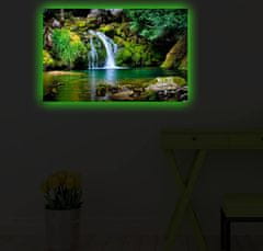 Wallity Obraz s LED osvětlením PŘÍRODA 34 45 x 70 cm