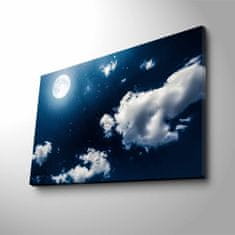 Wallity Obraz s LED osvětlením SVIT MĚSÍCE 45 x 70 cm