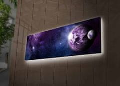 Wallity Obraz s LED osvětlením UNIVERSE 30 x 90 cm