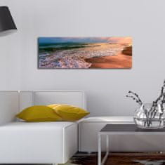 Wallity Obraz s LED osvětlením ZÁPAD SLUNCE U MOŘE 72 30 x 90 cm