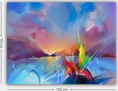 Wallity Obraz Wallxpect 70x100 cm modrý/fialový