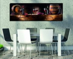 Wallity Obraz na plátně Romantic wine PC010 30x80 cm