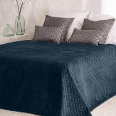 FARO Textil Oboustranný prošívaný přehoz BEDDO 007 170x210 cm námořnicky modrý